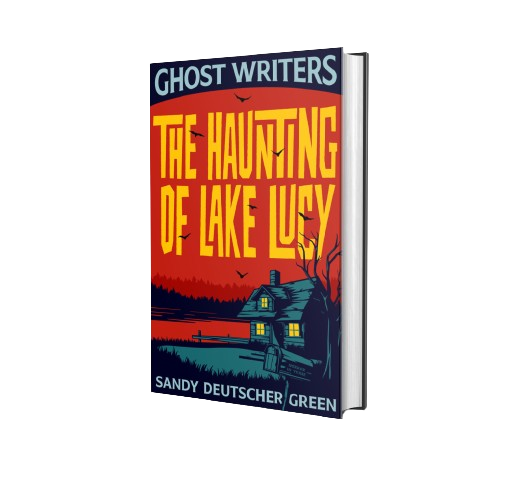 A middle grade fantasy written as a novel-in-verse about a spooky house by a haunted lake with a mailbox full of letters from a ghost addressed to twins.