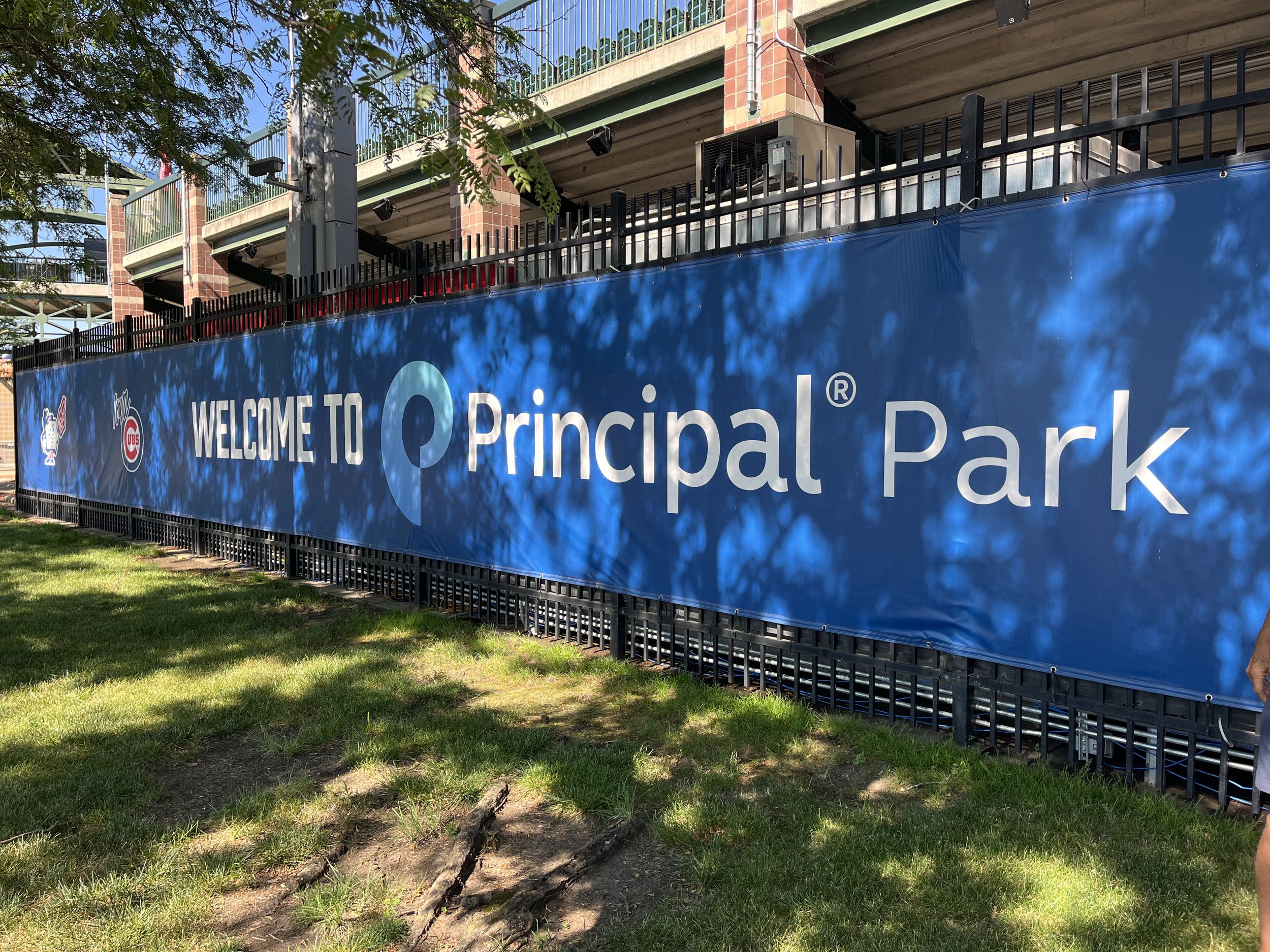 Outside Principal Park Banner.JPG