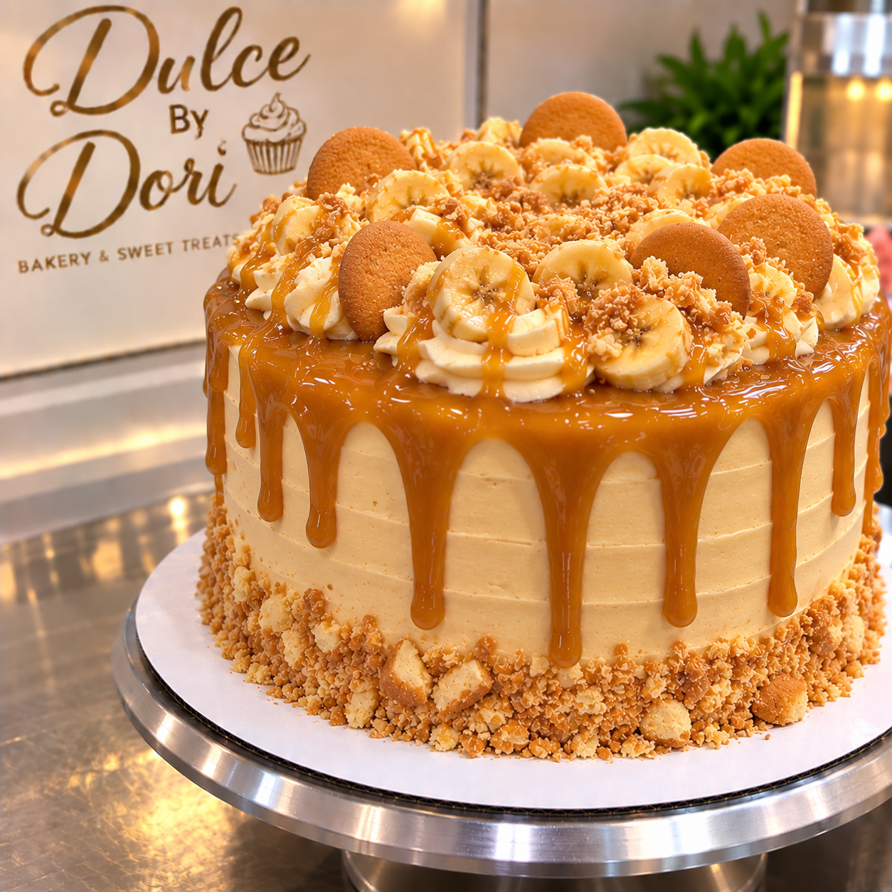 Caramel Banana Pudding