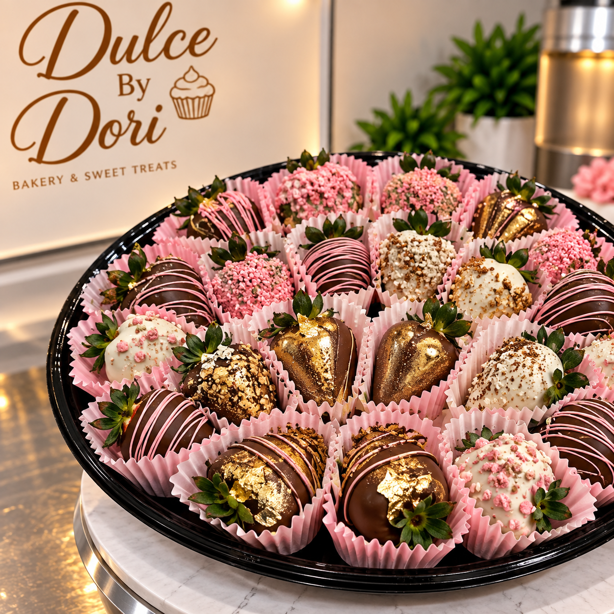 Chocolate Covered Strawberries- Tray