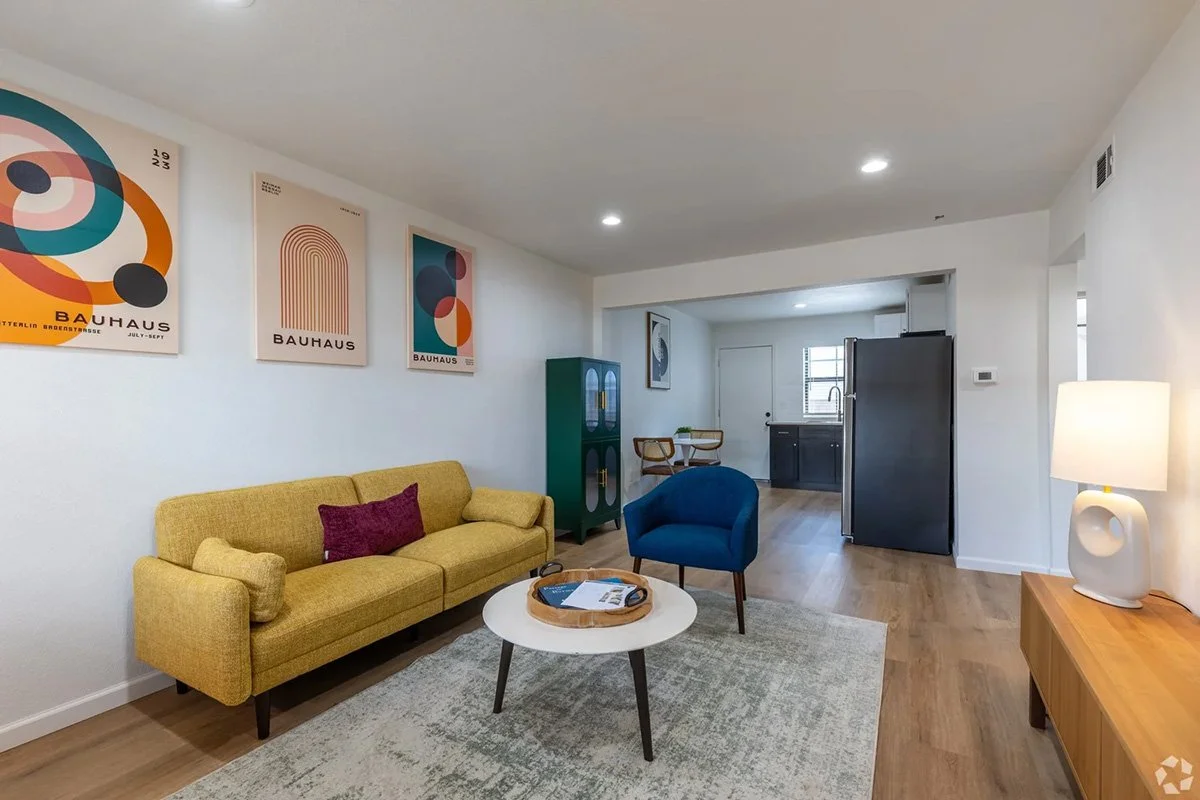 Living room area of Nuvo Luna