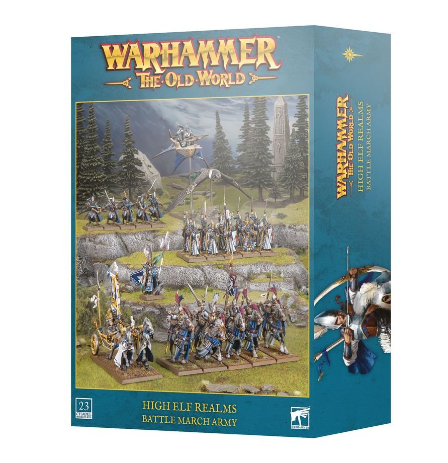 High Elf Battle March Army