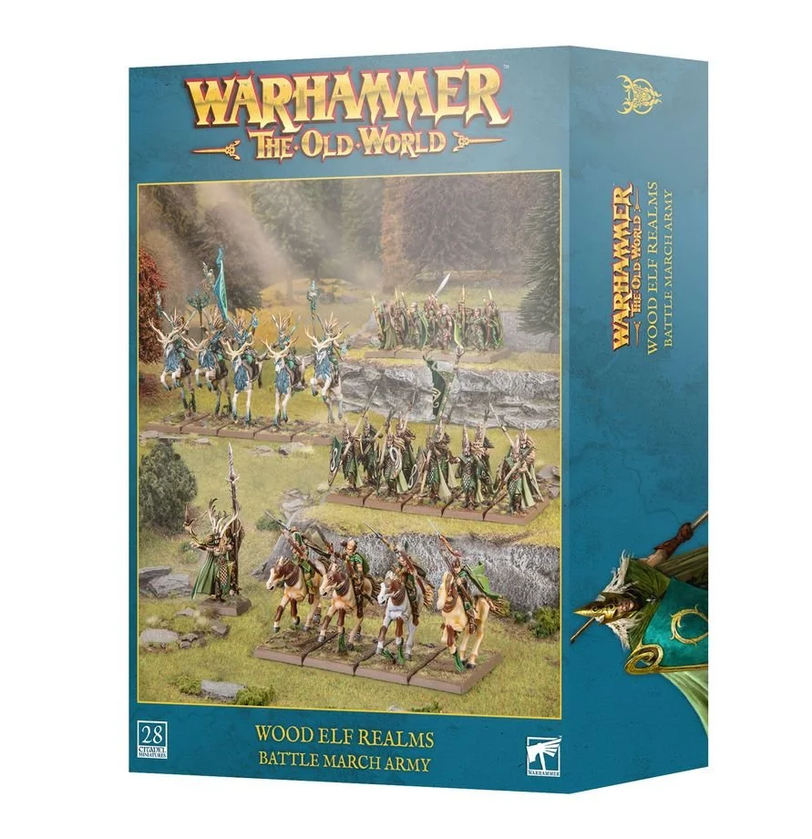 Wood Elf Battle March Army