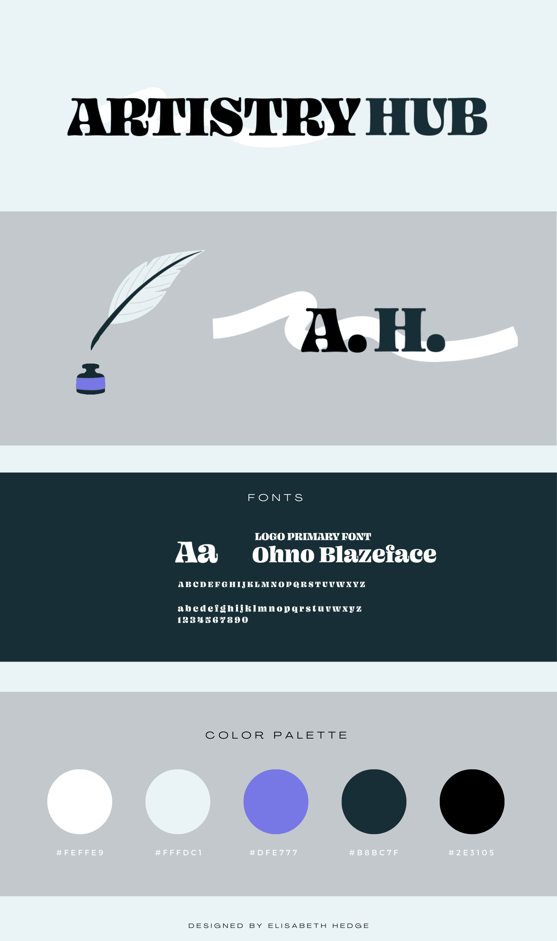 Branding for Creative Art Studios | Elisabeth Hedge