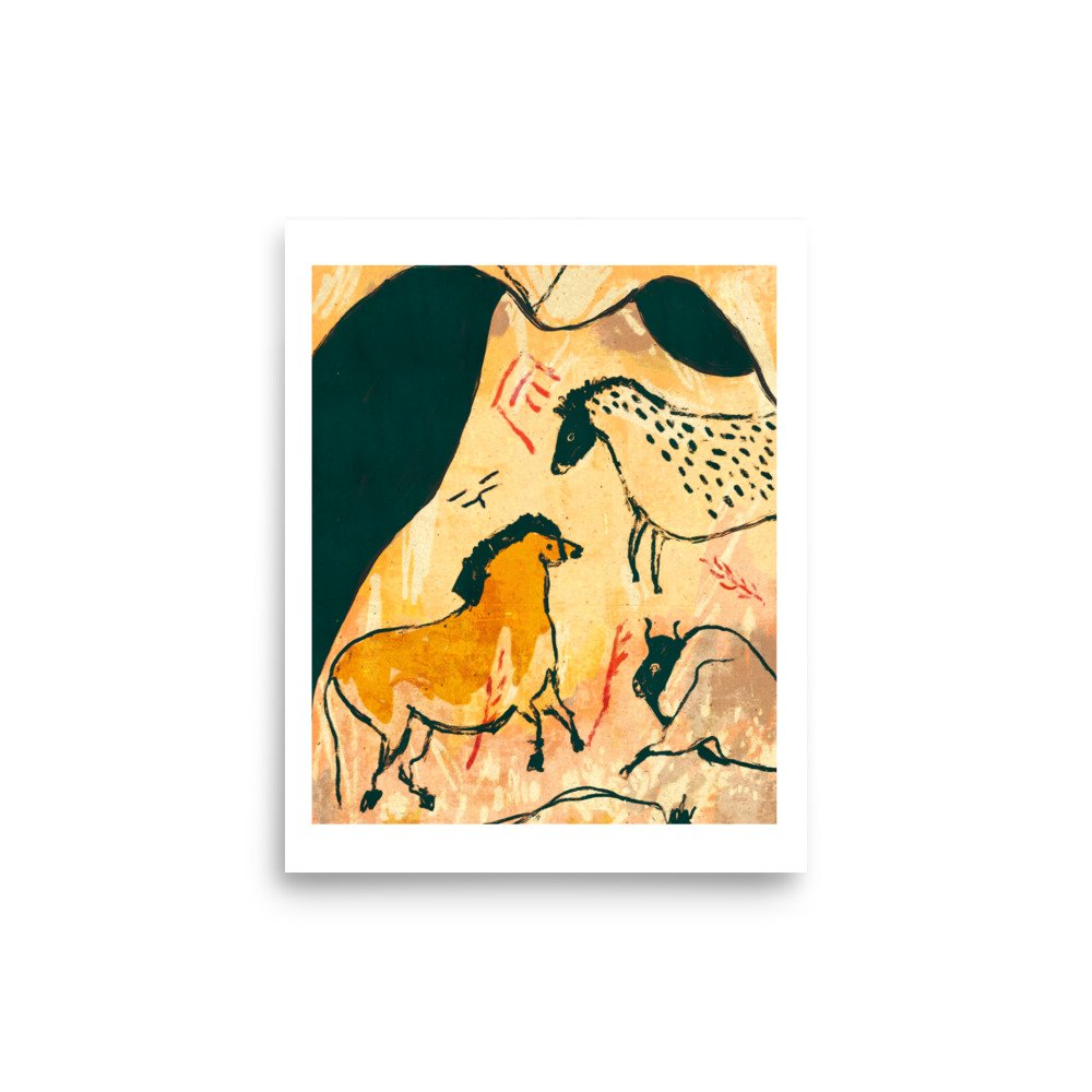 Stone print - 8 x10 in