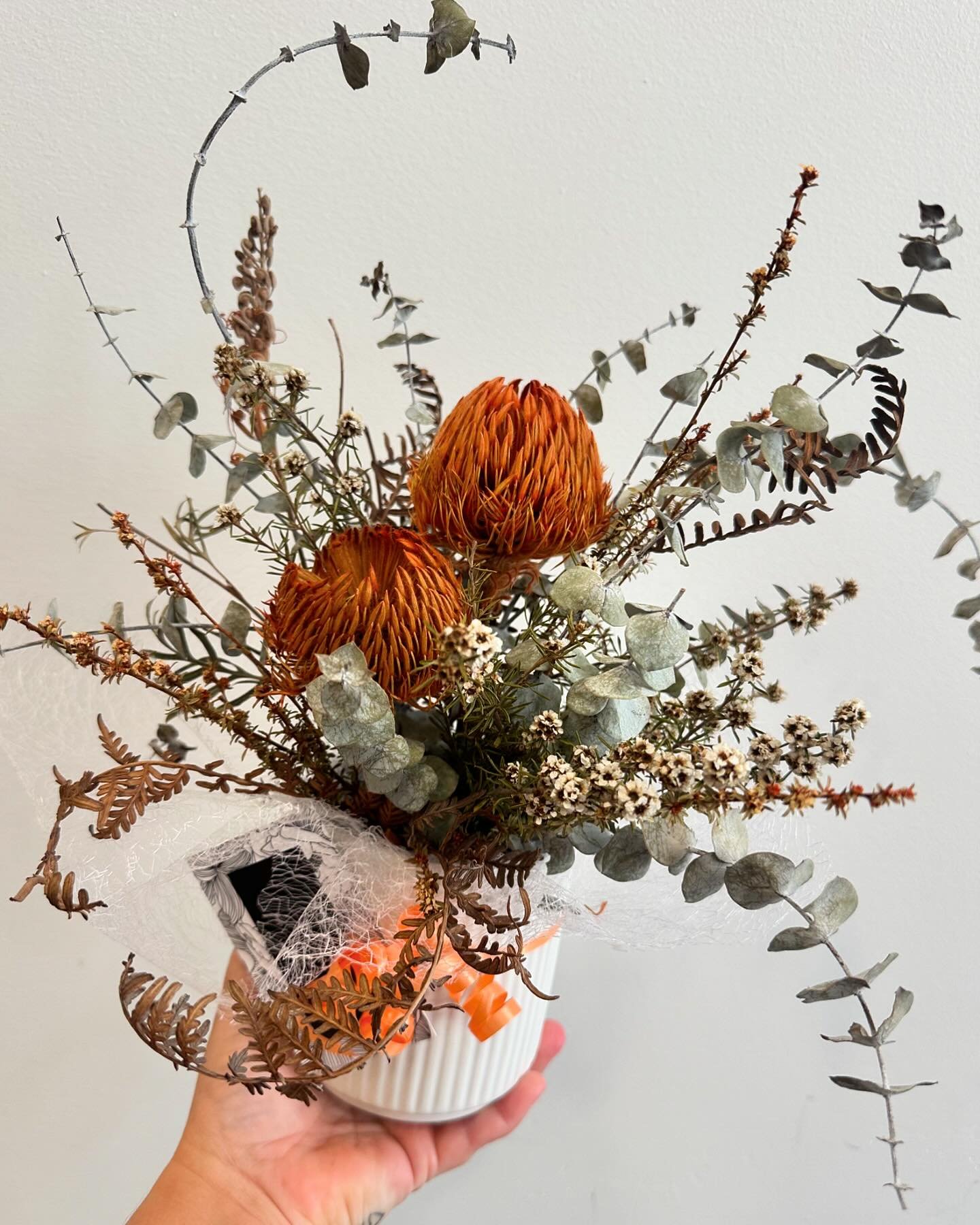 Only 6 days until Mother&rsquo;s Day! The cutest dried arrangements in store now, and of course loads of fresh flowers! 🧡