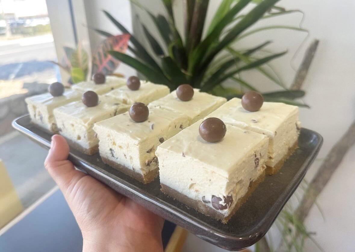 Malteser + White Chocolate Cheesecake in the cake fridge this week!! 🙌🏼