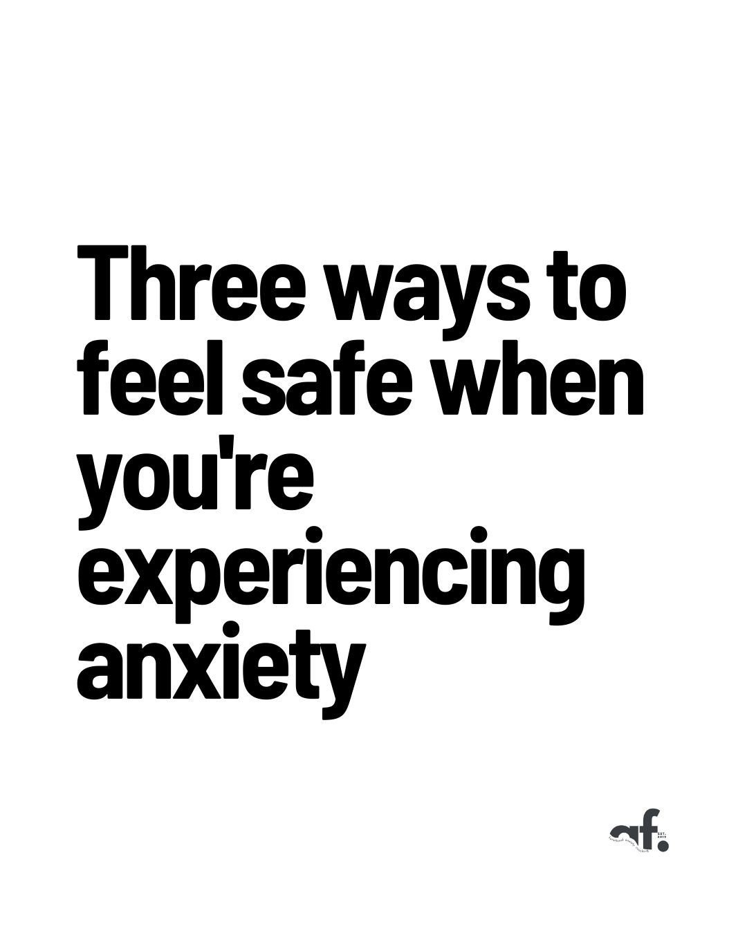 Feeling safe reflects a fundamental human process that allows you to survive and thrive.⁠
⁠
Your sense of safety is a process that occurs within the autonomic nervous system - and in turn, influences our mental &amp; physical health, social relations