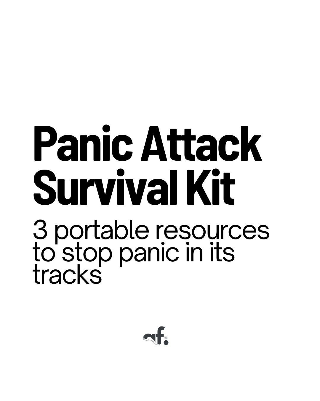 Panic attacks are surprisingly common, at least one third of us will experience a panic attack at some point in our lives, so if you experience panic attacks, know that you&rsquo;re not alone.⁠
⁠
Panic attacks come on suddenly and can feel as though 