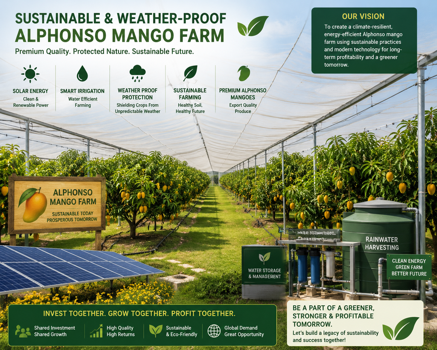 Sustainable Weather-Proof Alphonso Mango Farm Partnership Opportunity