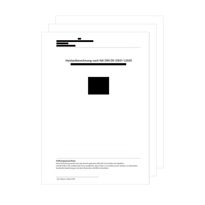 Durch die Heizlastberechnung nach DIN 12831 kann die Größe der Wärmepumpe bestimmt und der Förderantrag zur Wärmepumpe gestellt werden