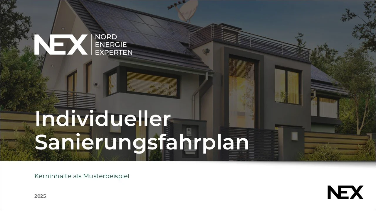 Deckblatt zum individuellen Sanierungsfahrplan (iSFP), der vom BAFA bezuschusst wird und über den der iSFP-Bonus geltend gemacht werden kann.