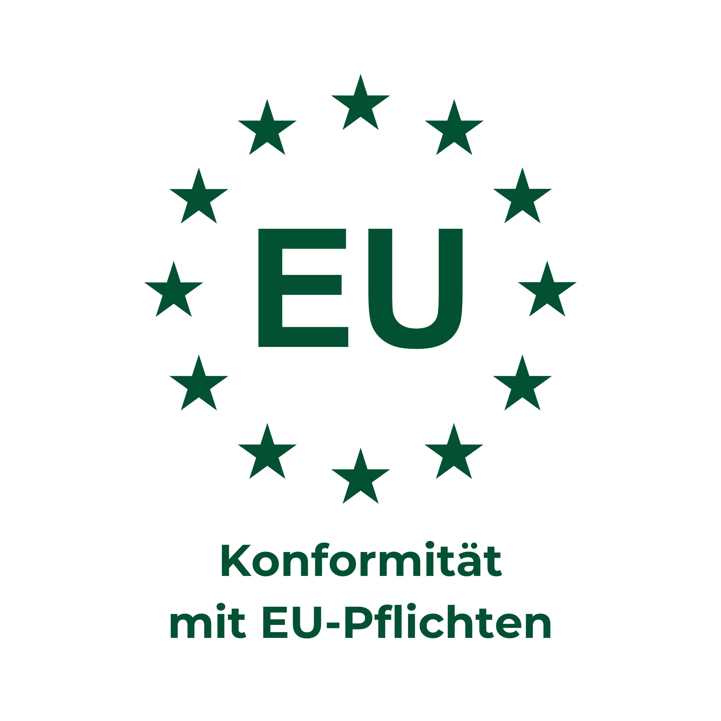 EU Logo zur Veranschaulichung, dass sich NEX darum kümmert, dass Gewerbeimmobilien EU konform und CO2 neutral werden