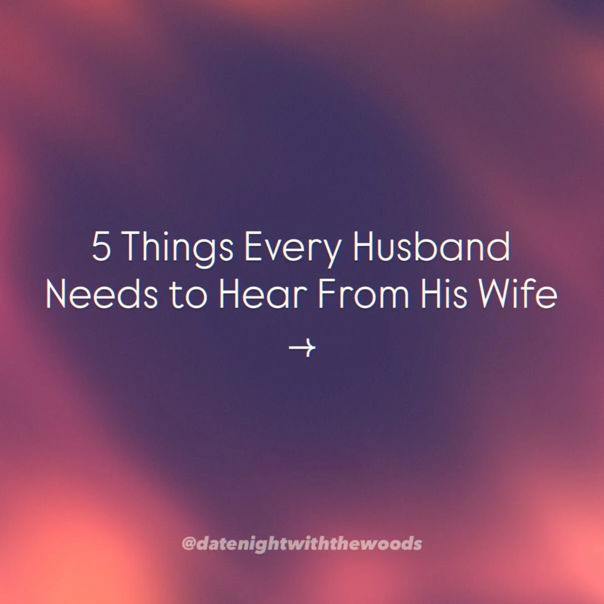 Being a wife means your husband will eventually believe what you consistently speak to him. We pray this encouragement blesses your marriage. 🤍