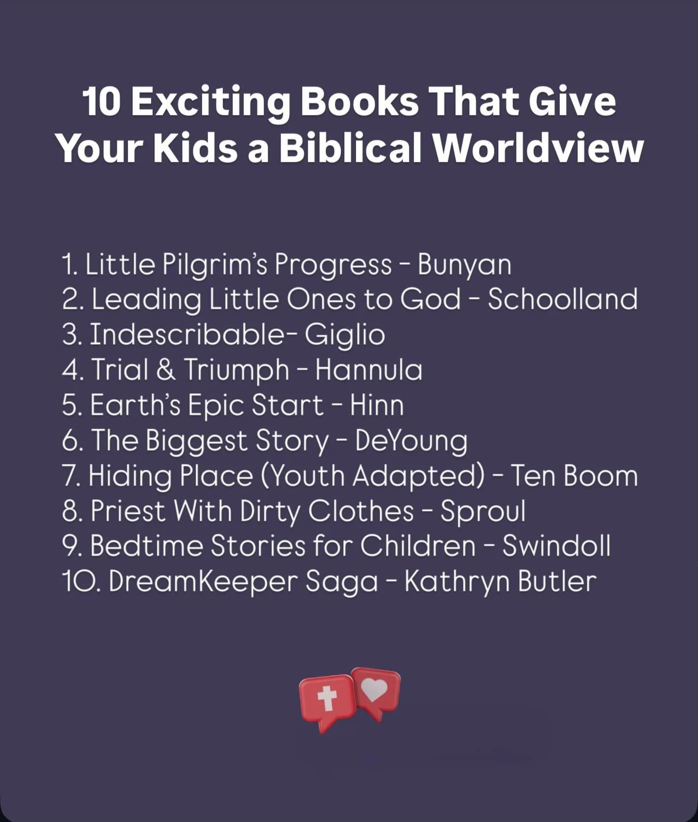 Here are a few God-honoring options for your Littles and Tweens when it&rsquo;s time to lift eyes from the screen and bury noses in a good book 🤍

As always, we encourage parents to preview or skim each resource to ensure it aligns with your family&