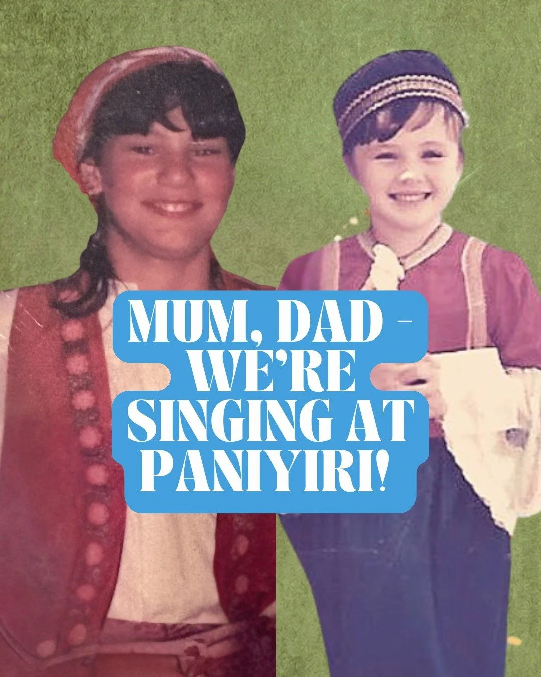 Some moments belong to the people who got you there 🇬🇷

When we were little girls dressed up in national costume at Paniyiri, our parents could never have imagined that one day we'd be on the main stage of this beautiful festival, singing the Austr