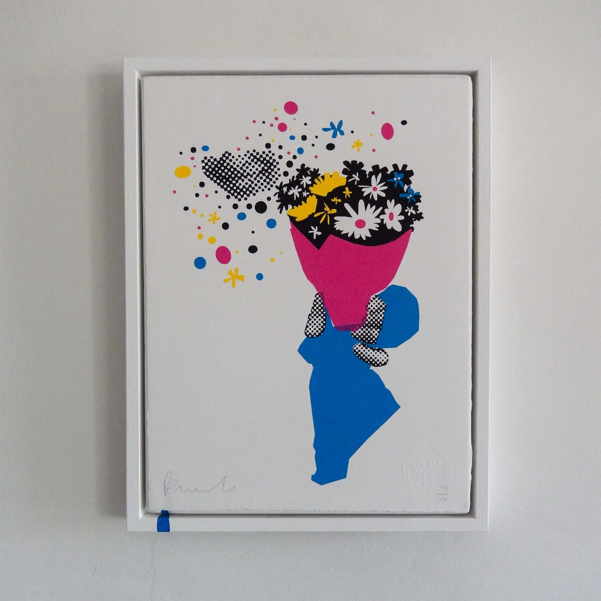 * Artist-framed * Hillview Floristry