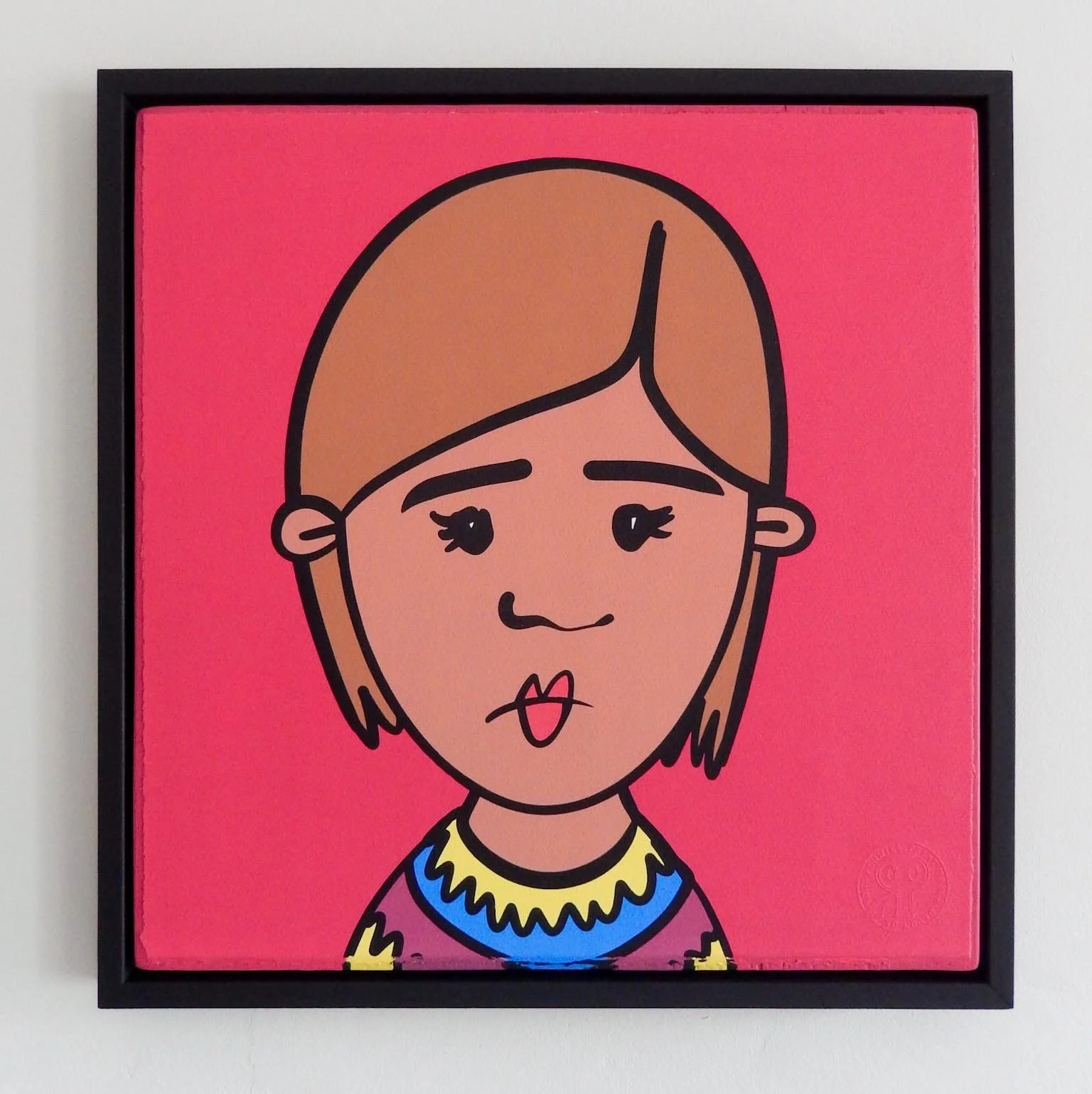 * Artist-framed *  Hesitantly Sad