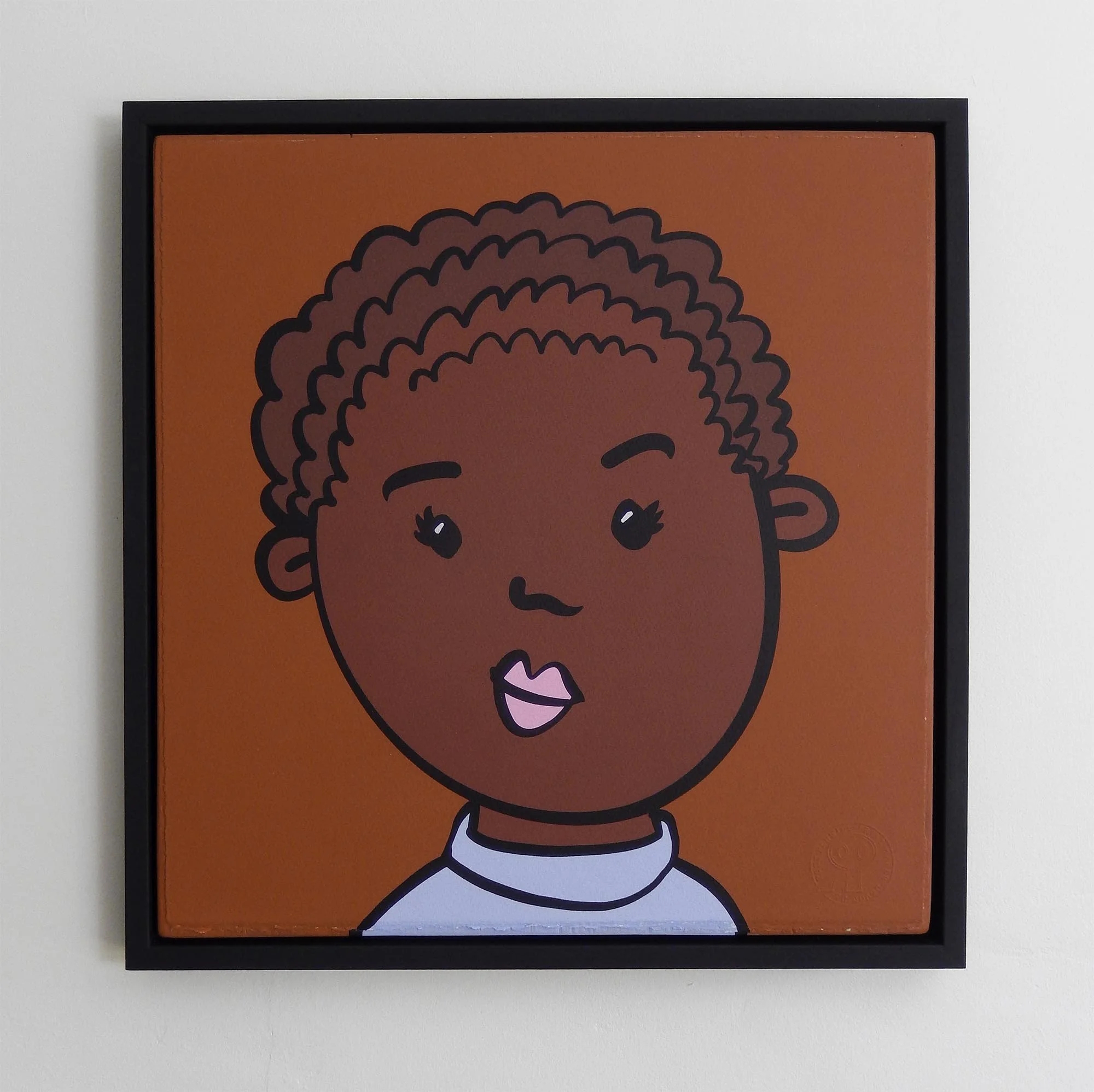 * Artist-framed *  Quizzically Doubtful