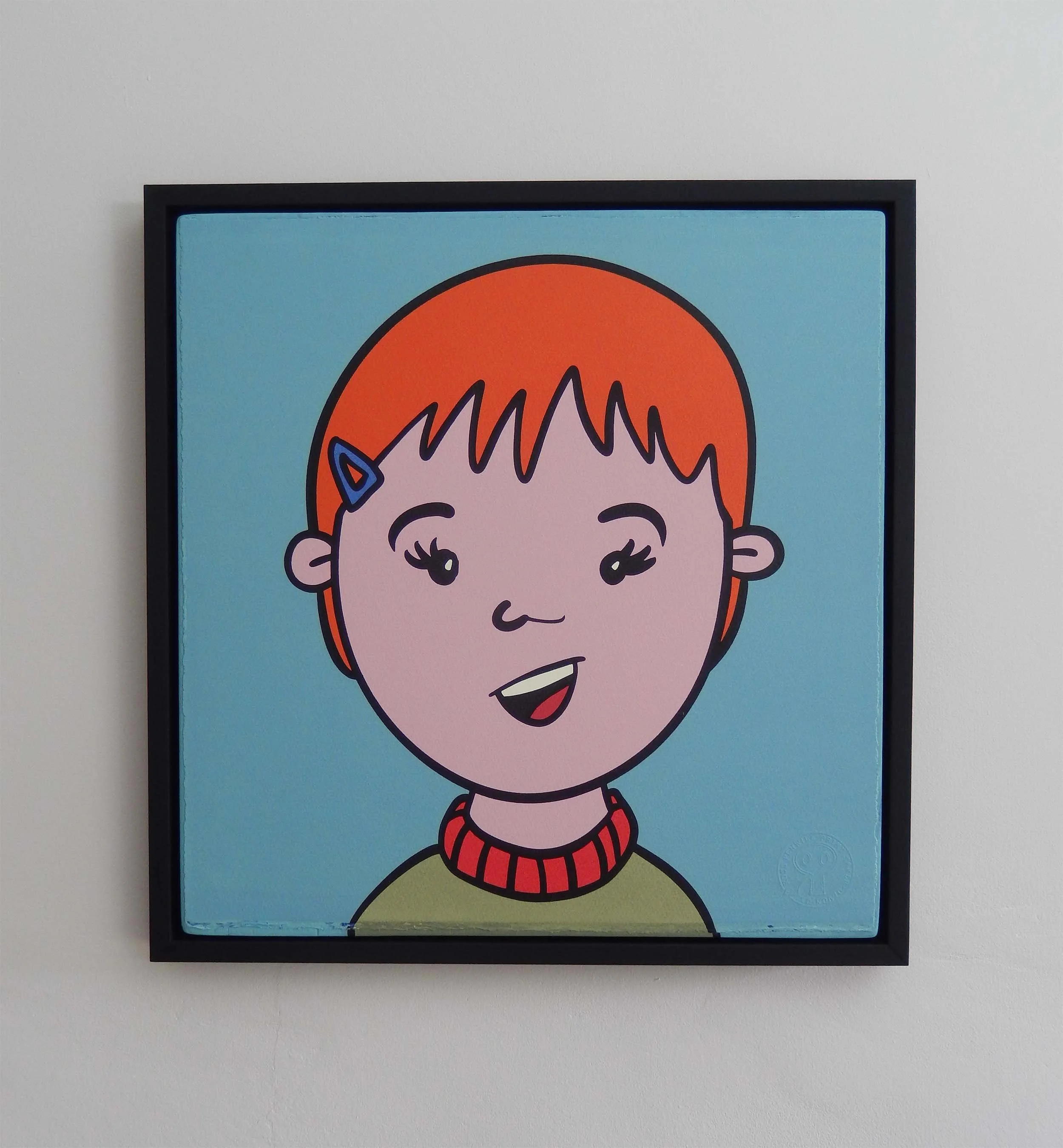 * Artist-framed * Delightfully Surprised