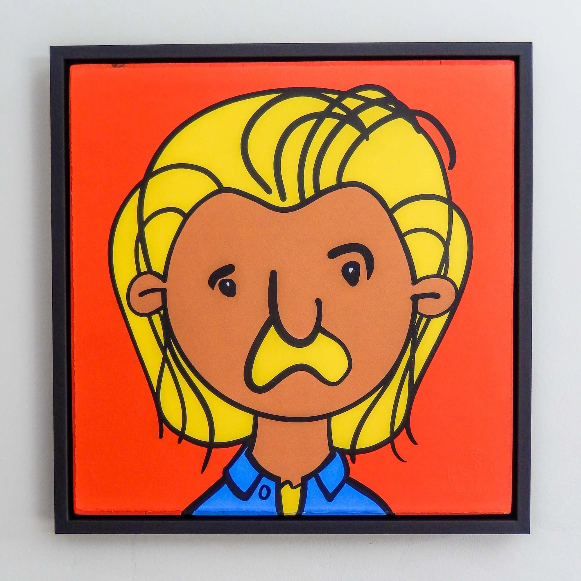 * Artist-framed * Quizzically Sad