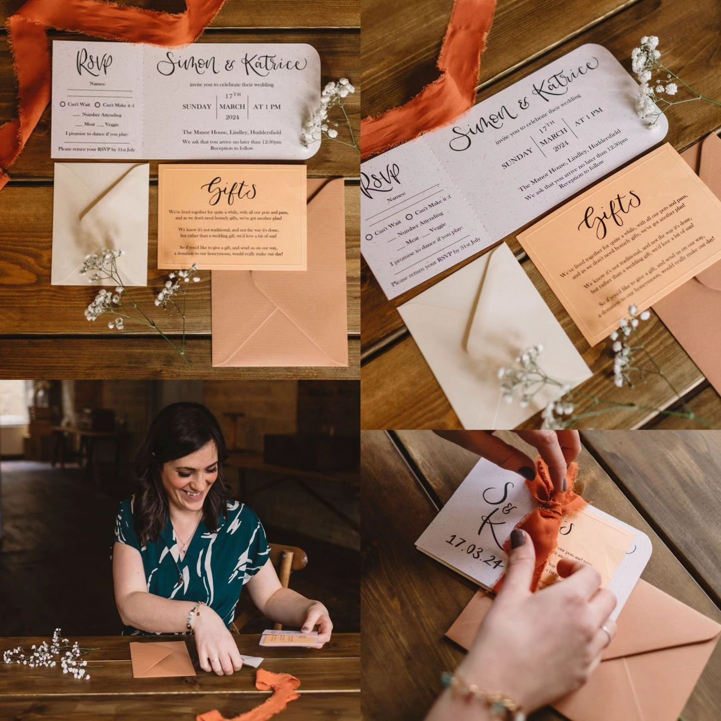 From Invite to On the Day - it was so lovely to work with Simon &amp; Katrice to create their wedding invitations and then use this vision to develop their wedding day signage &amp; stationery! 

What a transformation from paper to reality 😍

📷 Inv