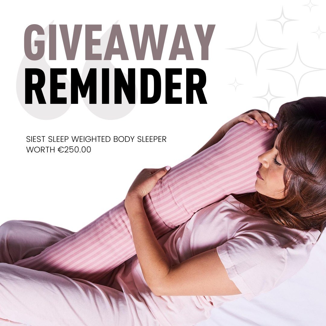 🌟 Get ready to win big with @siestsleep! 🌙 You have the chance to score their incredible Weighted Body Sleeper valued at a whopping &euro;250.00!
Here's how to enter and increase your chances:
- FOLLOW @siestsleep and @thebeautybuddyapp on Instagra