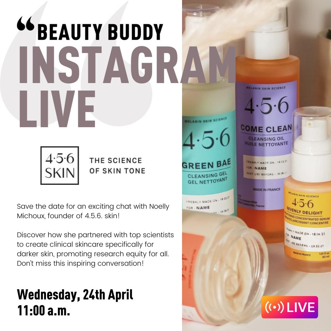 TOMORROW!!🌟🎉 Don't miss out on an electrifying conversation with Noelly Michoux, the visionary founder behind @456skin.

Dive into the inspiring journey of how Noelly's boundless passion and deep empathy led her to collaborate with leading scientis