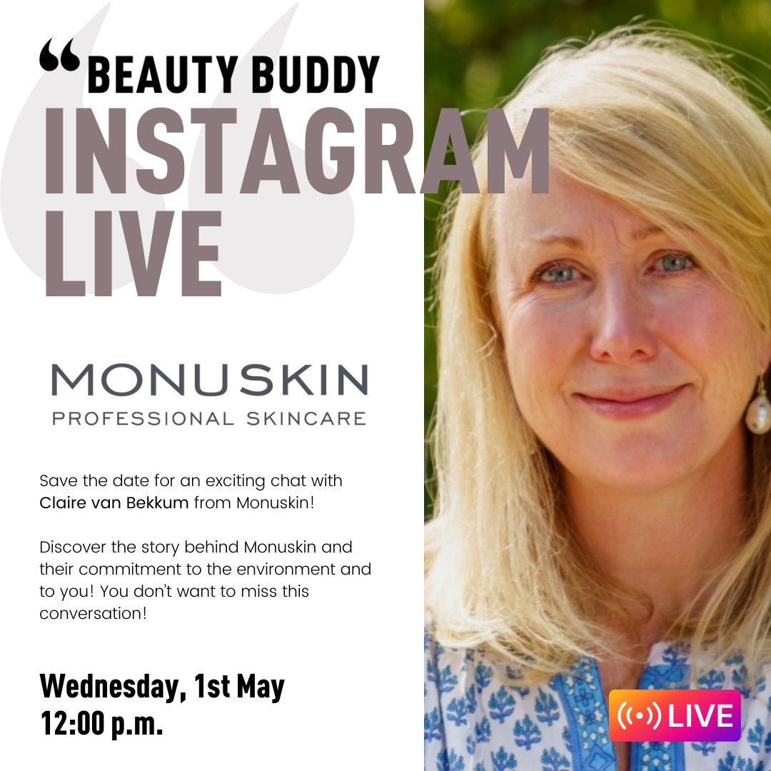 📅 Get ready to mark your calendars! 🎉 Save the date for an exclusive chat with Claire van Bekkum from @monuskincare! 
Discover the captivating story behind Monuskin and their unwavering commitment to the environment and to you! 💚✨ With over thirty