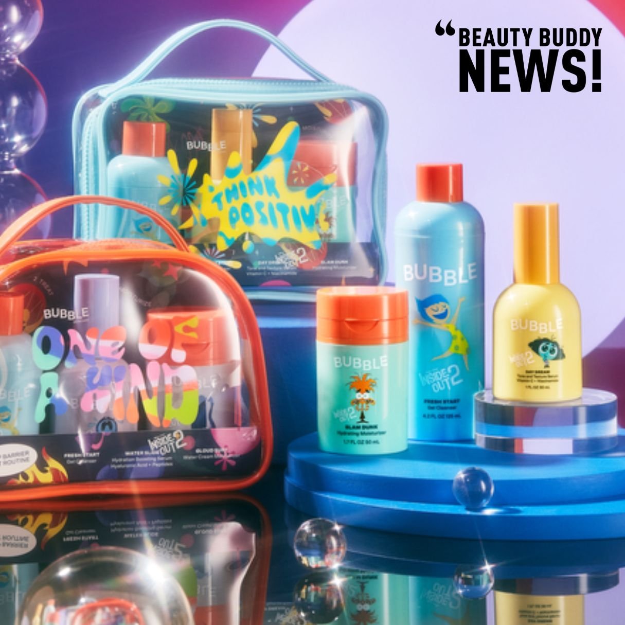 @bubble, the Gen Z skincare favourite, teams up with Disney and Pixar's &quot;Inside Out 2&quot; for their first-ever collaboration. This limited-edition collection features Bubble's cult-favourite products alongside characters from the movie, emphas