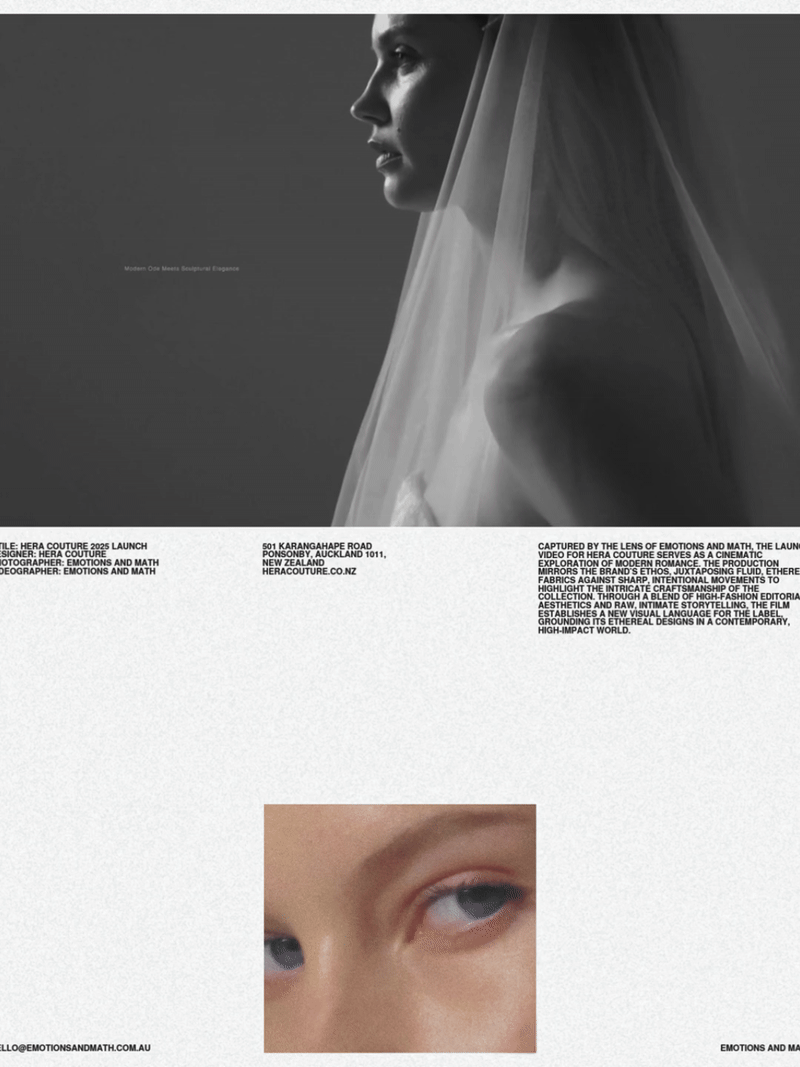 Hera Couture’s 2025 New Zealand Collection
