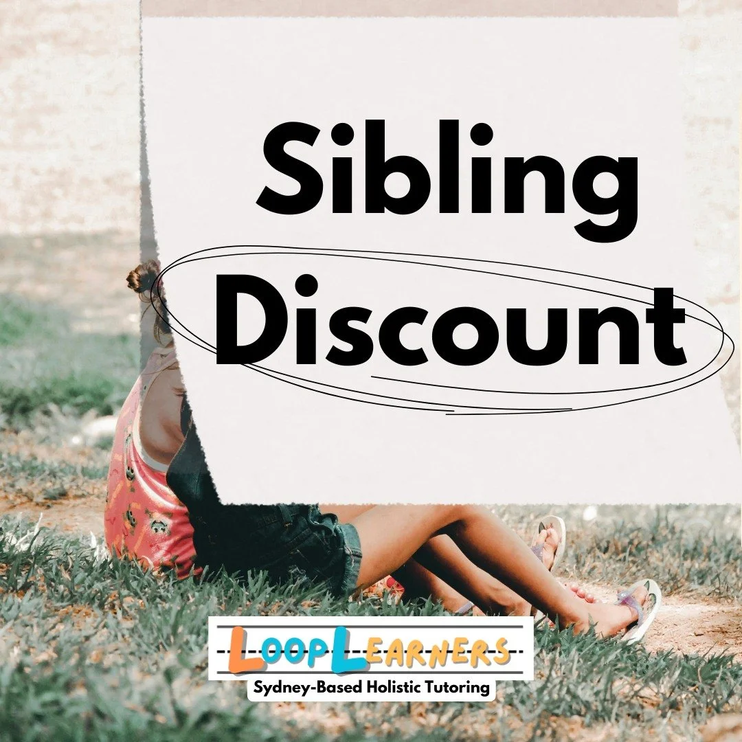 💙 Supporting More Than One Student? We&rsquo;ve Got You! 💙

Families enrolling an additional student, like a sibling, can enjoy a $20 discount on their first session for each new student!

👉 www.looplearners.com
📧 looplearners@gmail.com
✅T&amp;Cs