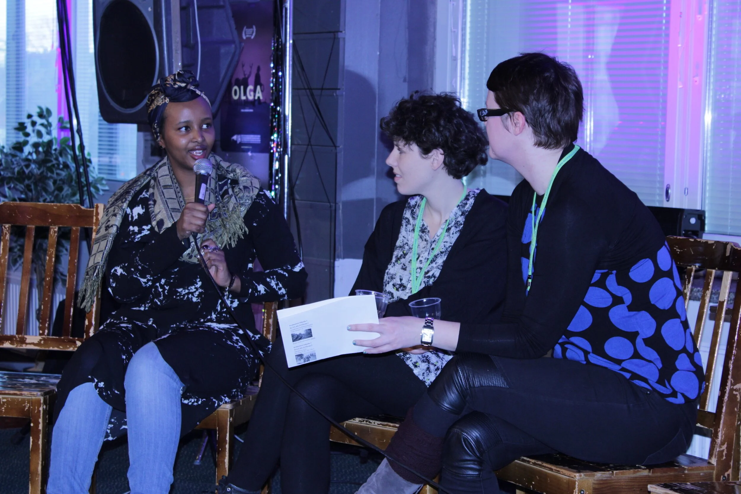 Tre elokuvajuhlat-14 Naima Mohamed, Anna-Sofia Nylund.jpg