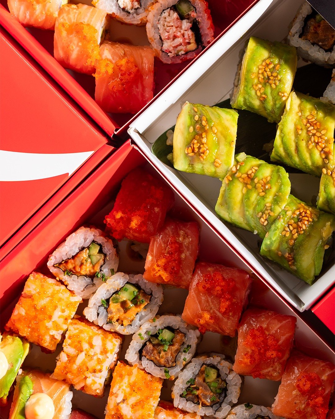 Choose your flavors - each sushi box set fills your craving needs.