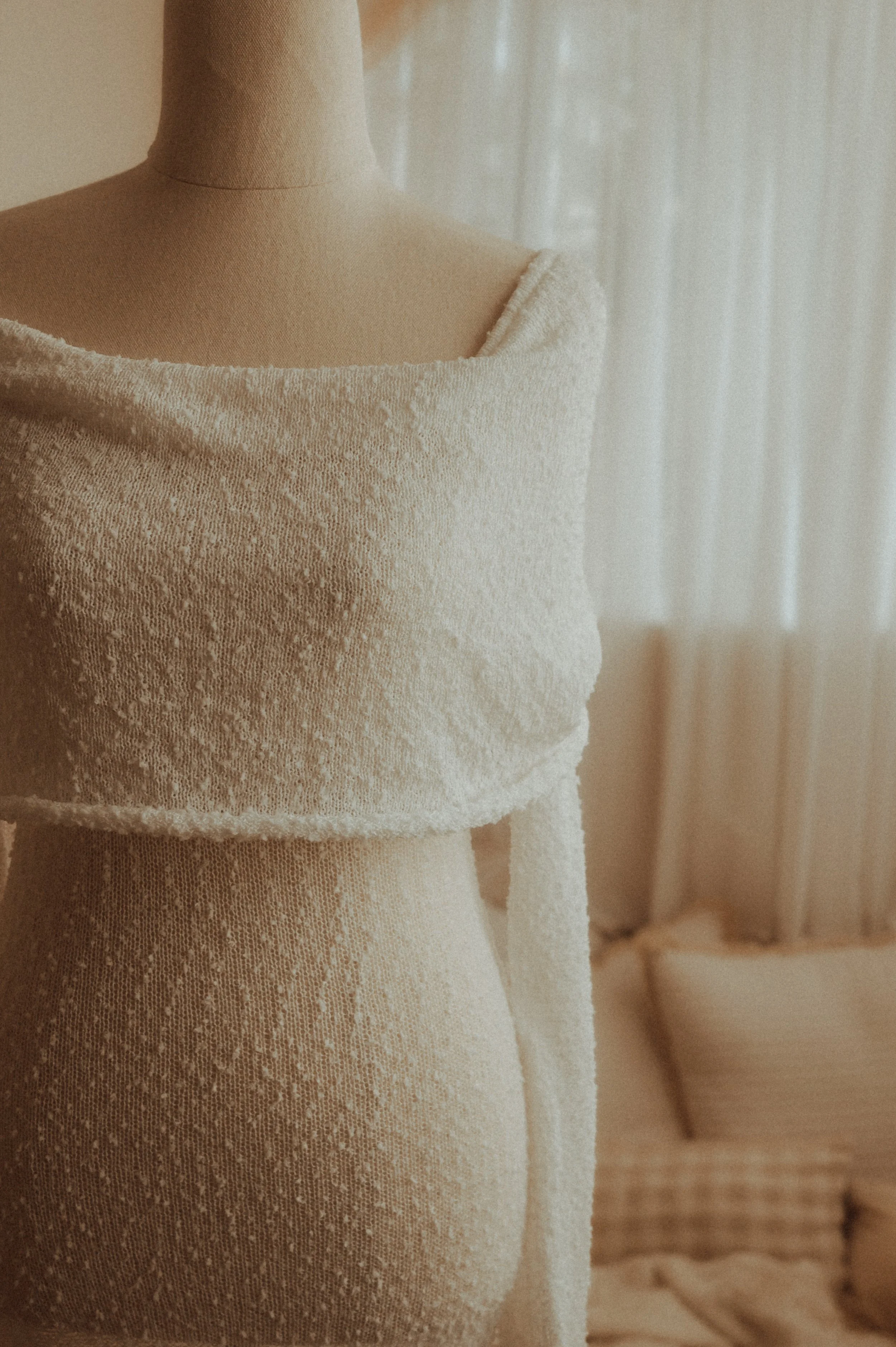 Aurora Bouclé Dress – Fits up to Size 14