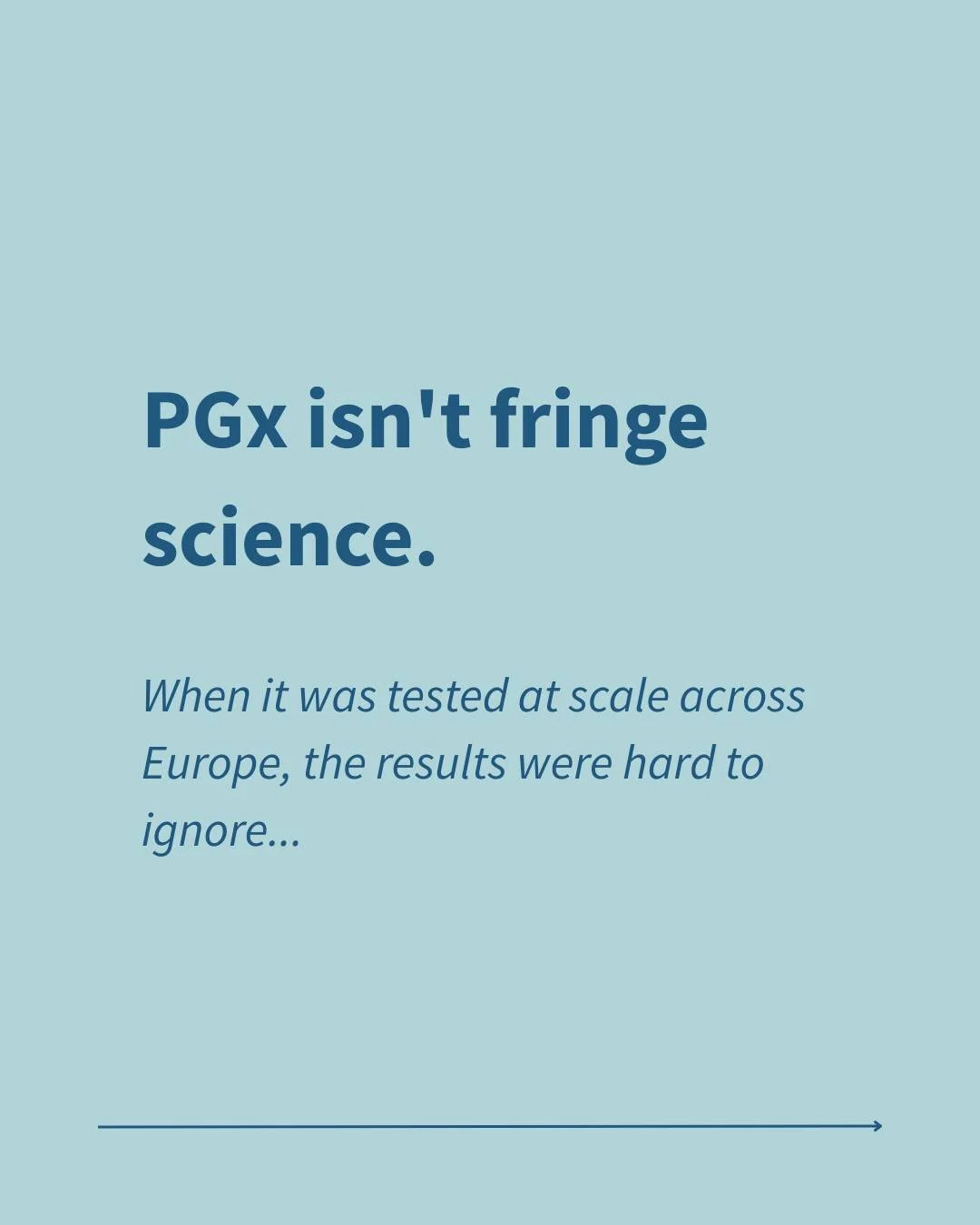 In 2023, The Lancet published the results of the largest real-world PGx trial ever conducted.

6,944 patients. 7 countries. One clear finding: genetic-guided prescribing cut adverse drug reactions by 30%.

The lead researcher said he didn't know of a