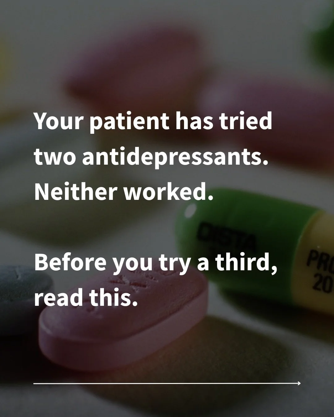 Only around 1 in 3 people reach remission on their first antidepressant. For patients who&rsquo;ve already tried two or more, the question worth asking is whether their genetics have ever been considered.

A new study published in The Pharmacogenomic