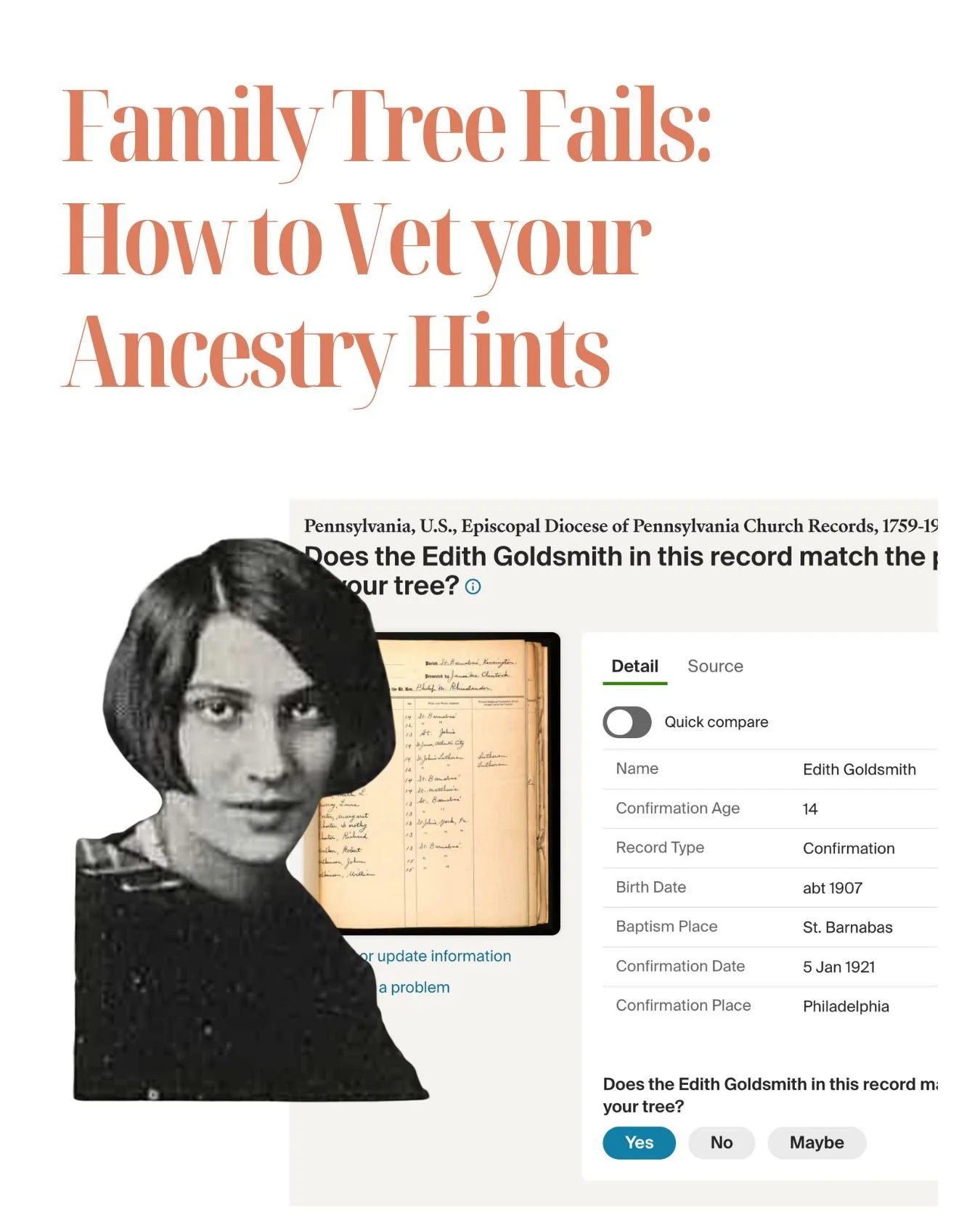 Family Tree Fails: Why Ancestry Hints Aren’t Always Helpful