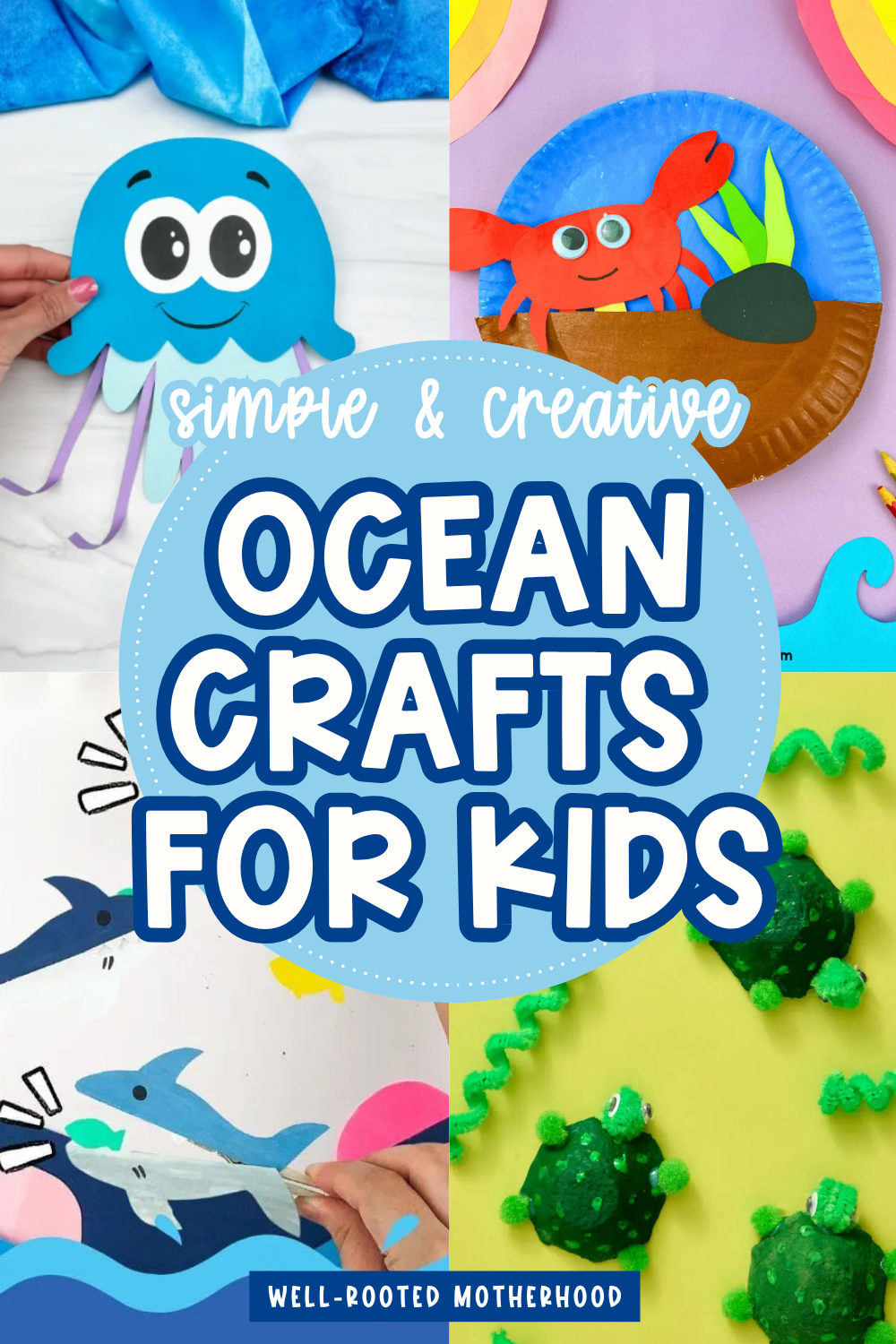 Simple Ocean Crafts for Kids