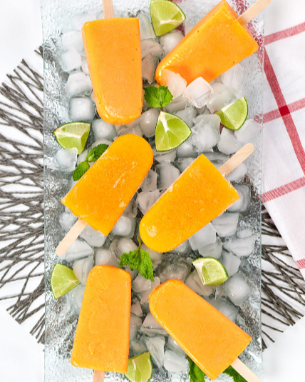Easy Mango Popsicles