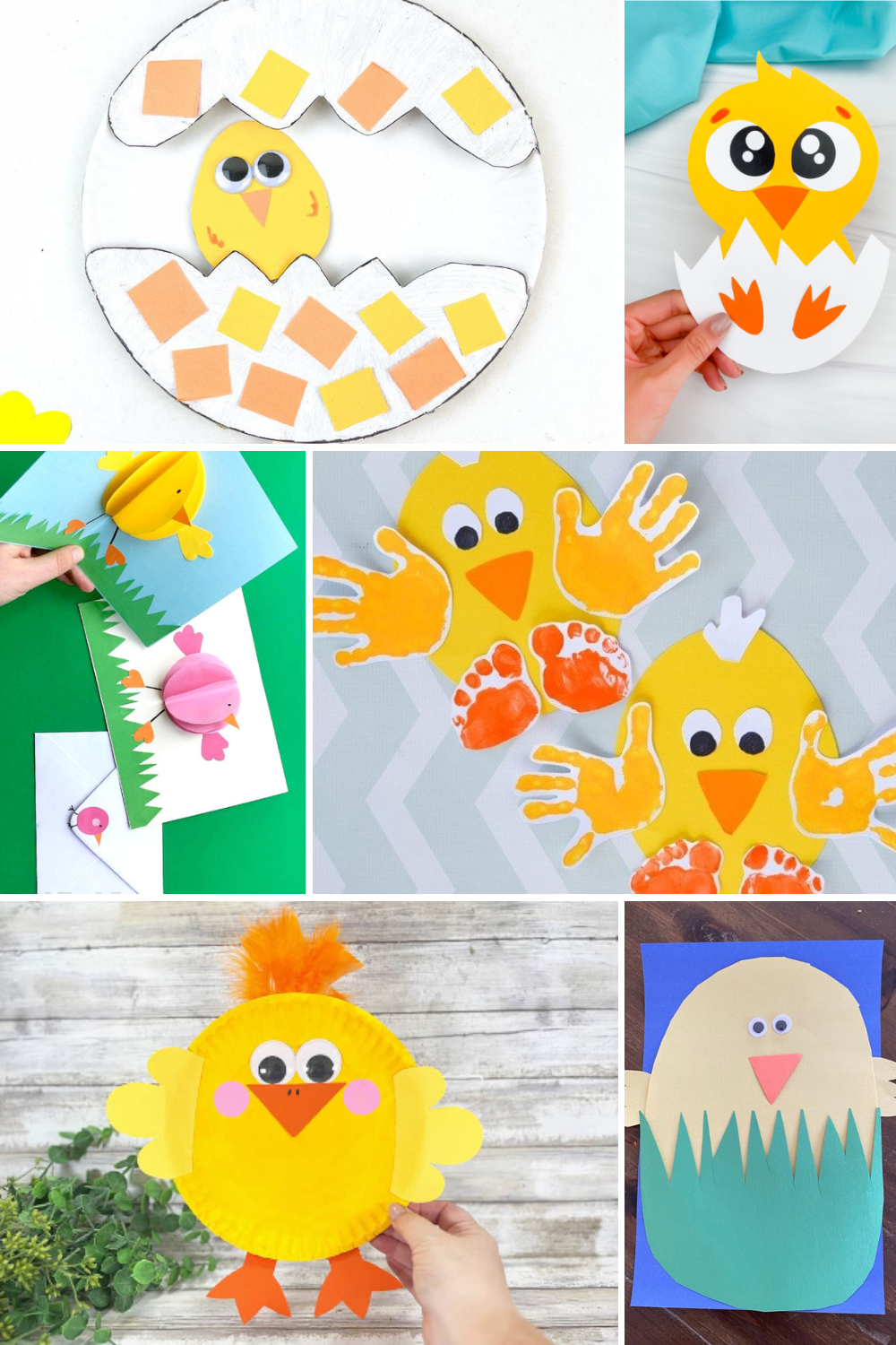 Easy Chick Crafts for Kids + Books &amp; Activities for Spring