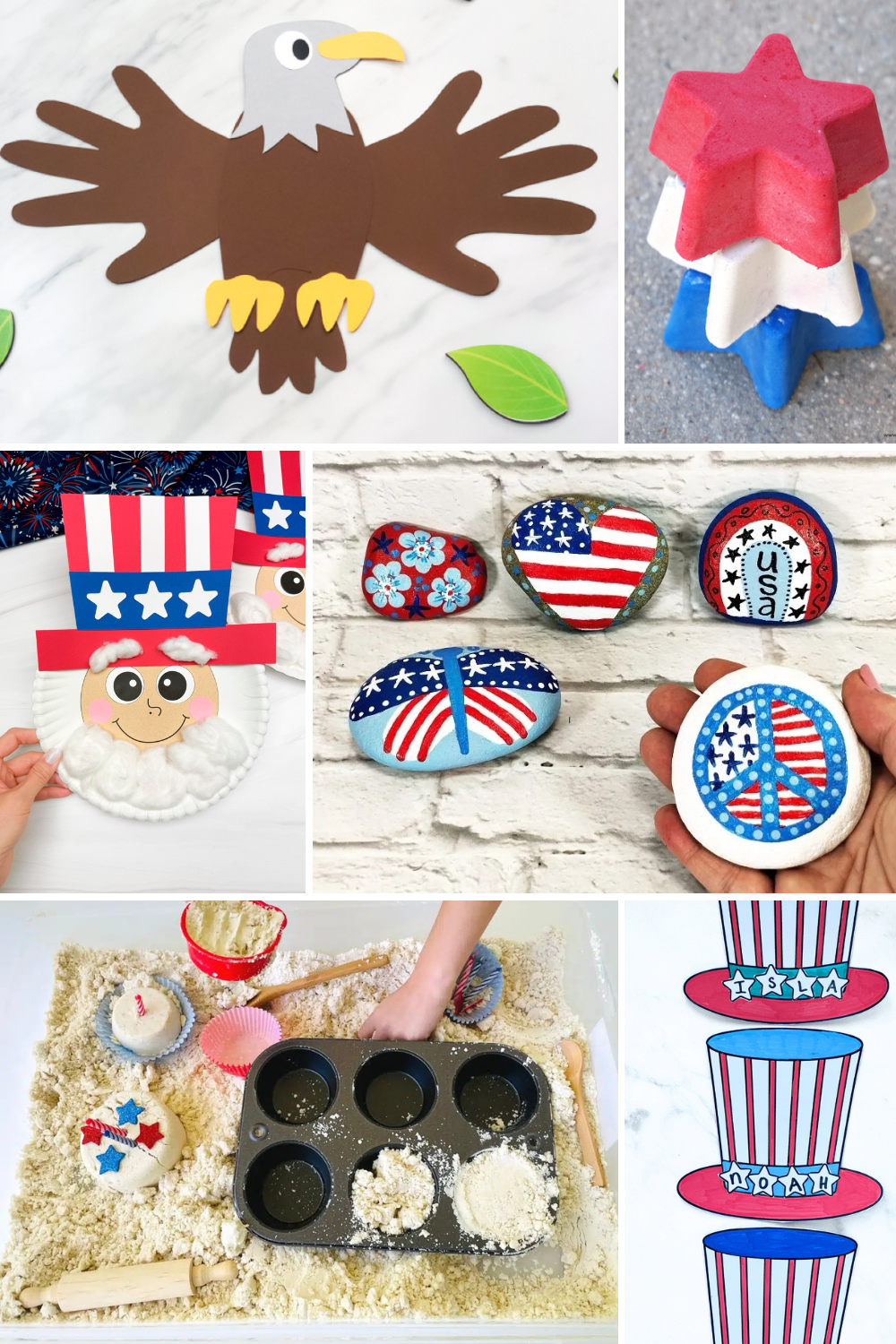 Easy 4th of July Crafts &amp; Activities for Kids and Families