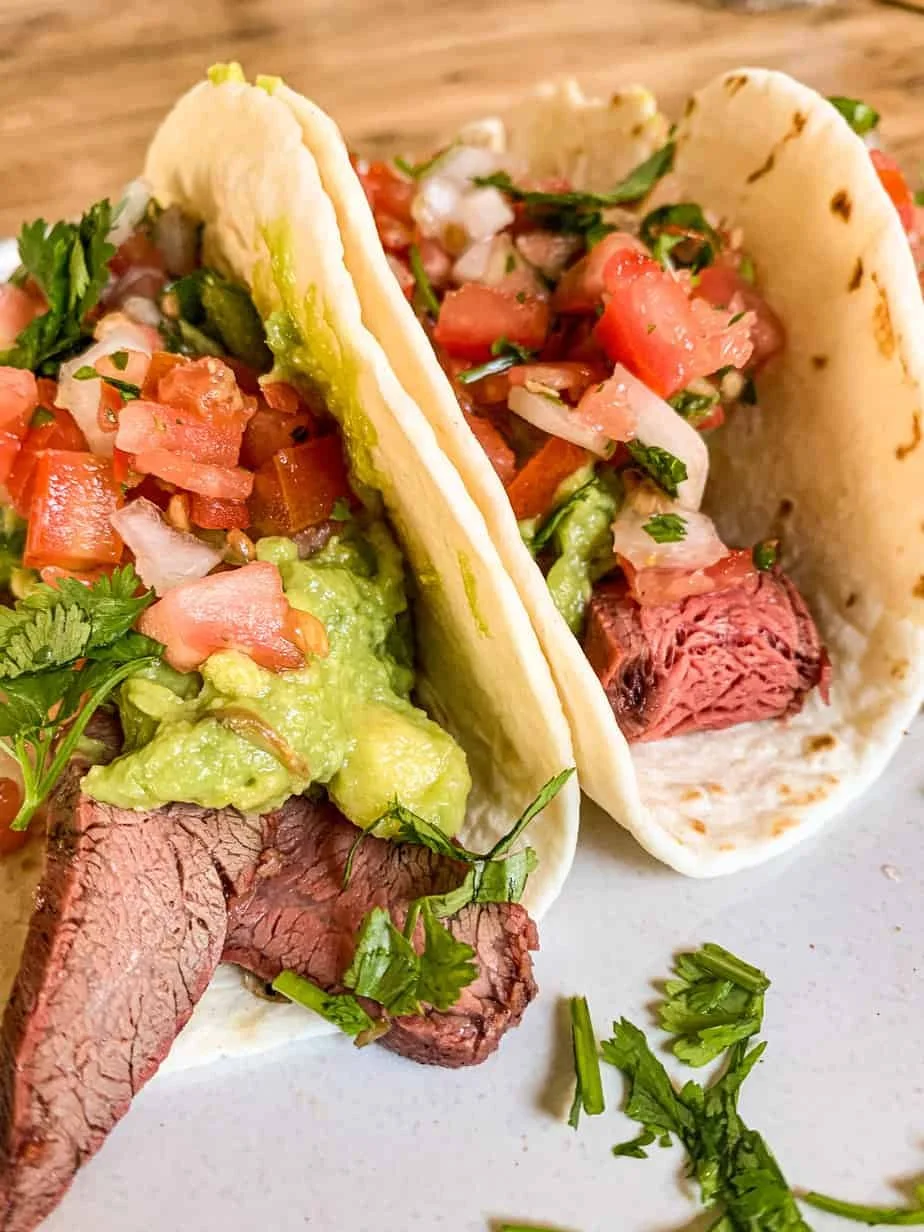 The Best Flank Steak tacos