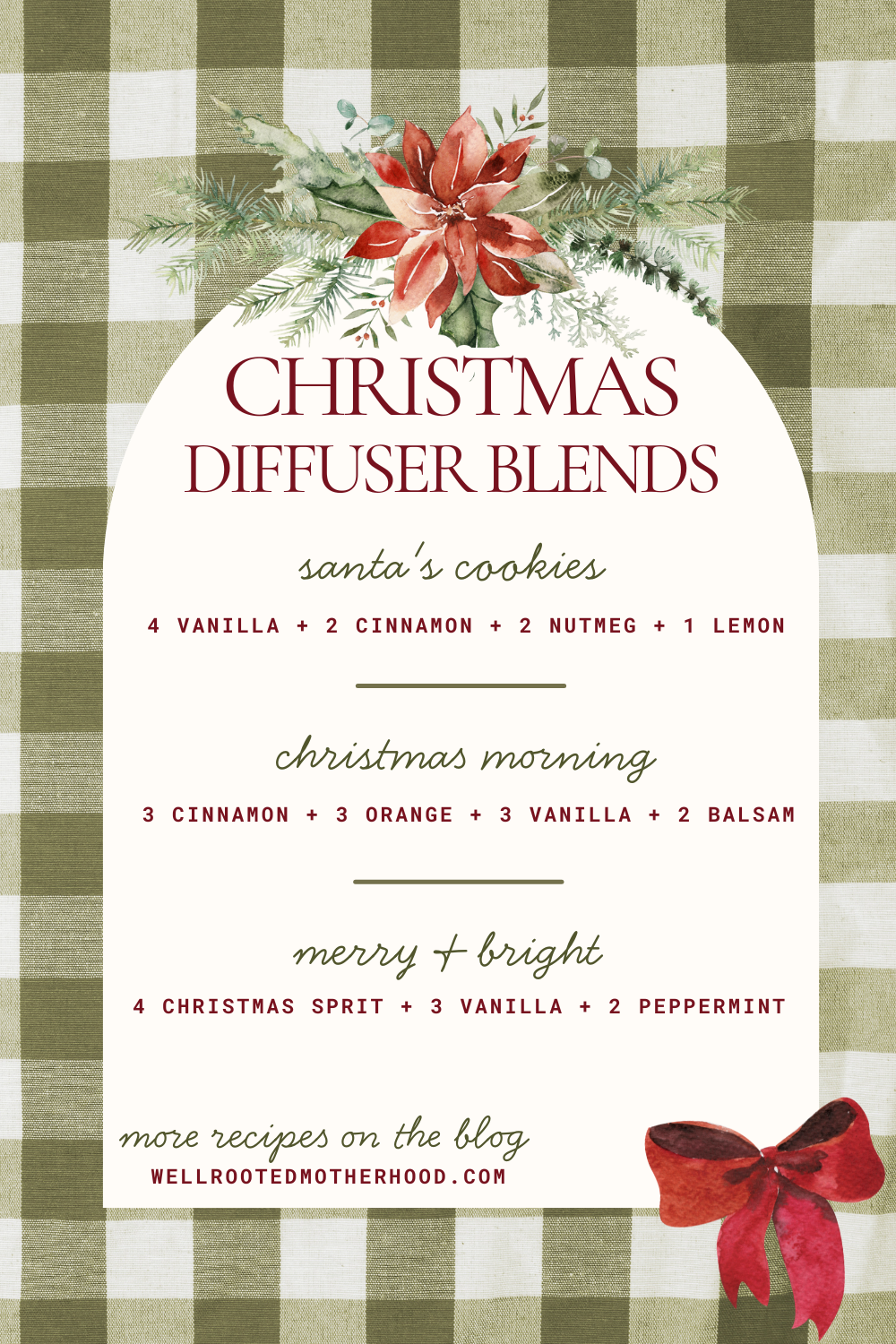 Christmas Diffuser Blend Recipes