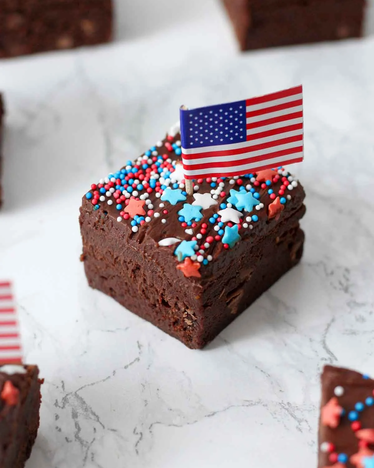4th of July Brownies