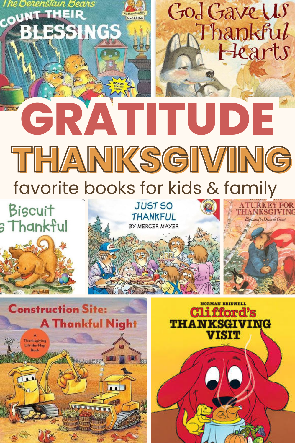 Thanksgiving Books on Gratitude for Kids