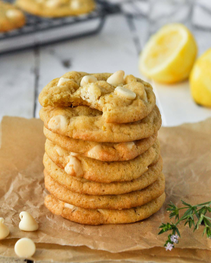 Lemon White Chocolate Cookies