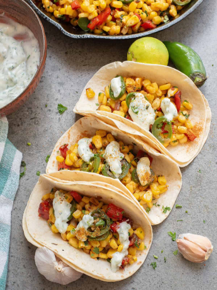 Mexican Street Corn Tacos