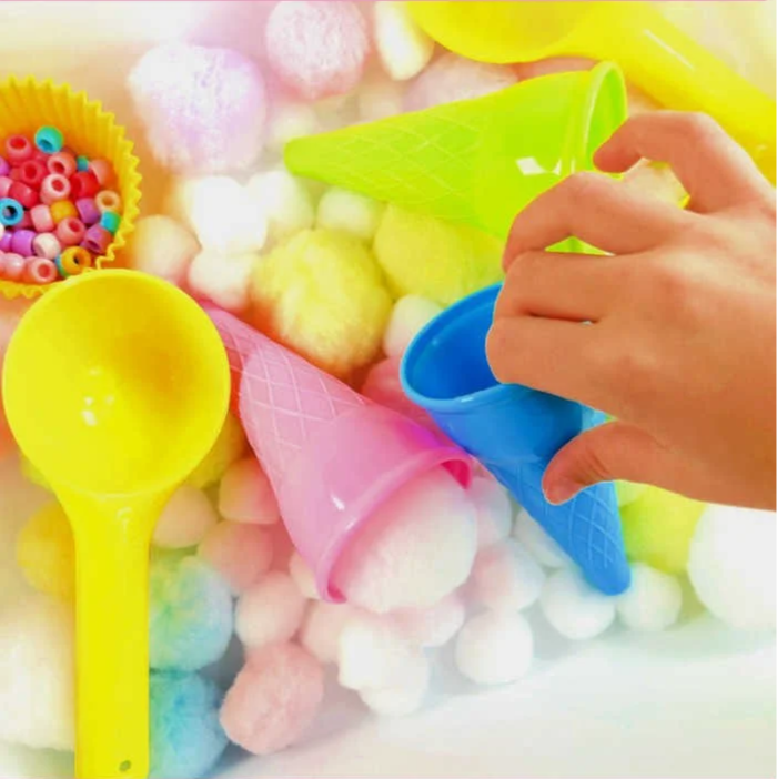 Ice Cream Sensory Bin