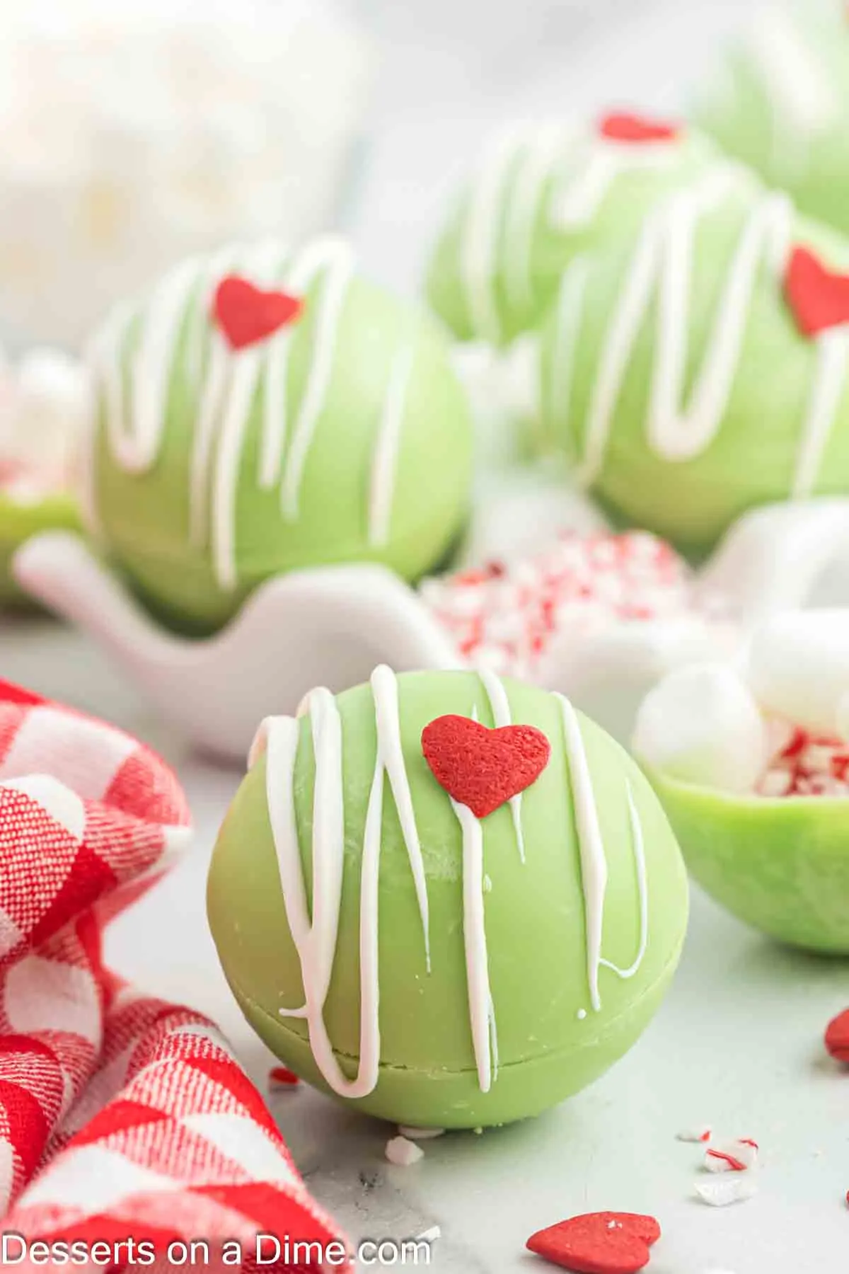 Grinch Hot Chocolate Bombs